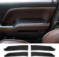 ABS Carbon Fiber Interior Door Handle Trim Cover 4 pcs M3582