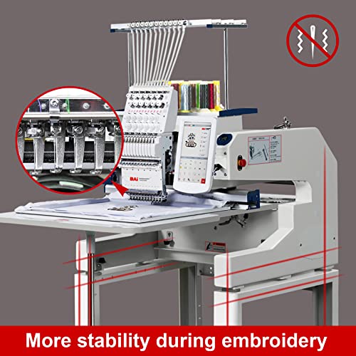 15 Needles Computerized Commercial Embroidery Machine with 15.7"x19.7" Embroidery Area I8266
