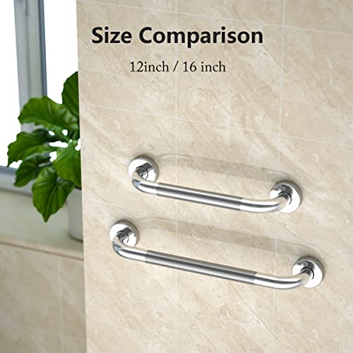 12 Inch Anti Slip Chrome Finish Stainless Steel Bath Grab Bar V90384