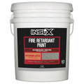 Fire Retardant Paint Flat White Latex Intumescent Coating 5 Gal T423