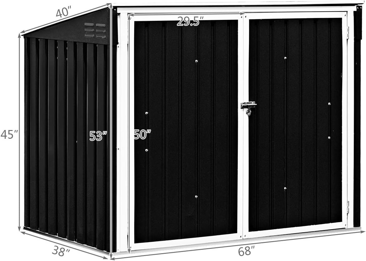 6x3FT Outdoor Storage Shed X433020