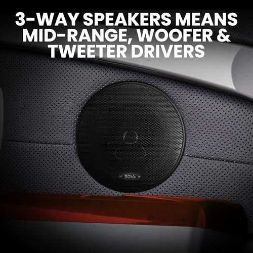 Single Din Bluetooth Car Stereo with 6.5 Inch 2 Way Speakers E2357