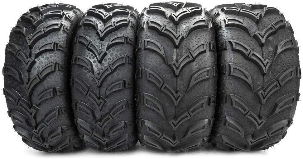 Set of 4 All Terrain ATV UTV Tires 25x8-12 Front 25x10-12 Rear 6PR J8453