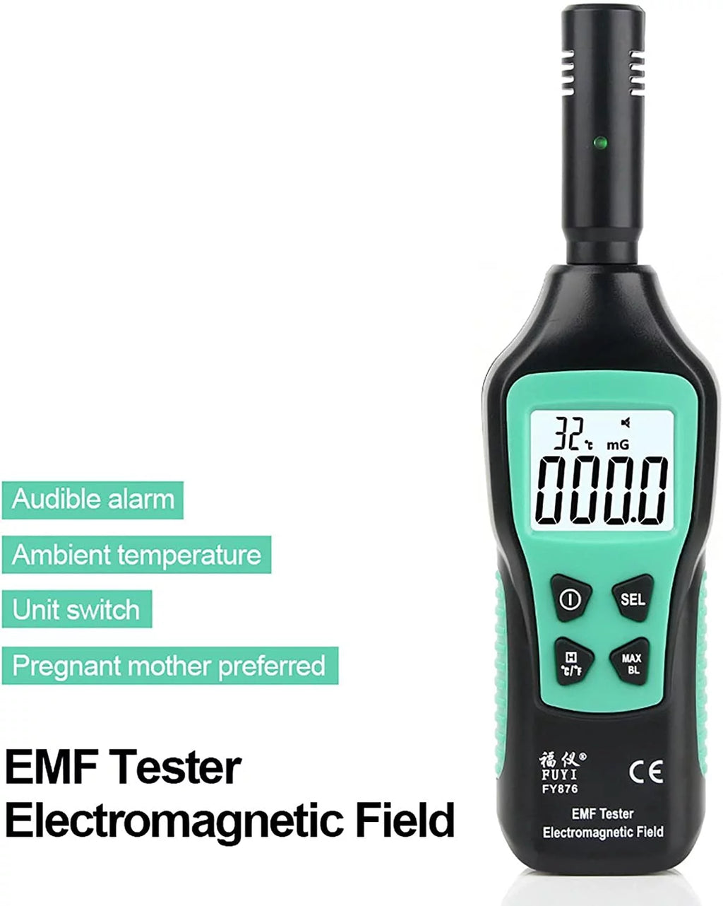 Handheld EMF Meter Digital LCD EMF Detector G7730