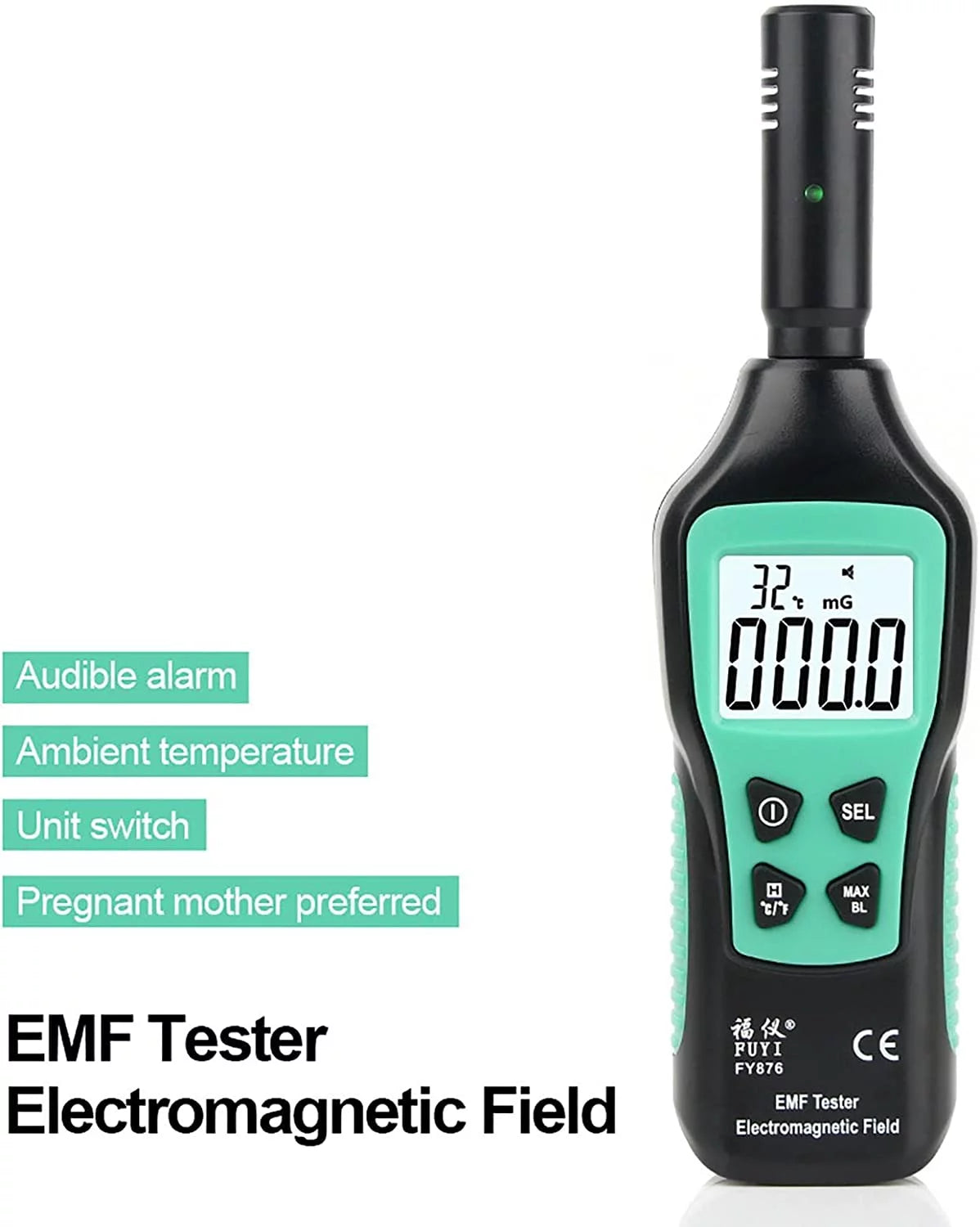 Handheld EMF Meter Digital LCD EMF Detector G7730