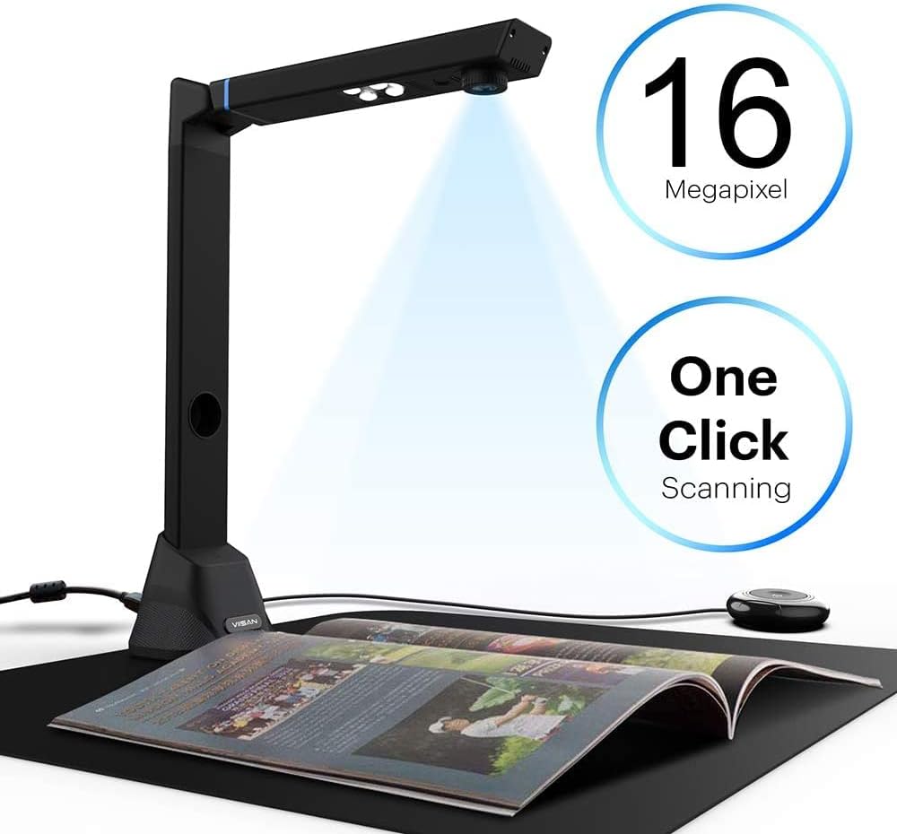 A3 Size Foldable Portable HD 16MP Book & Document Camera M558933