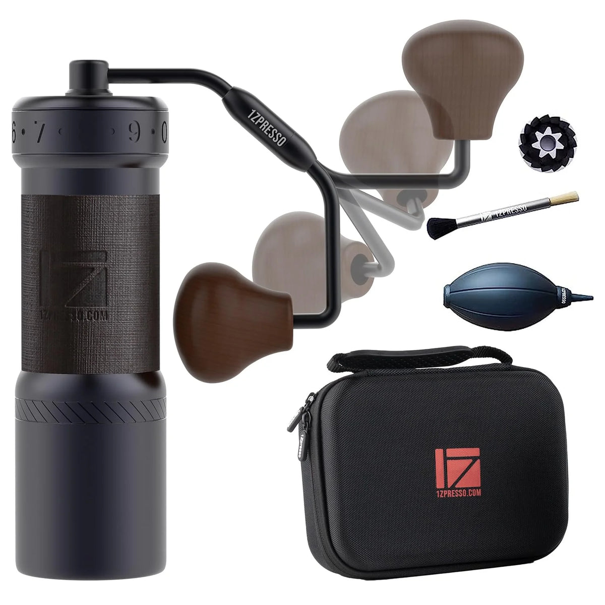 Manual Coffee Grinder Iron Gray Conical Burr F925