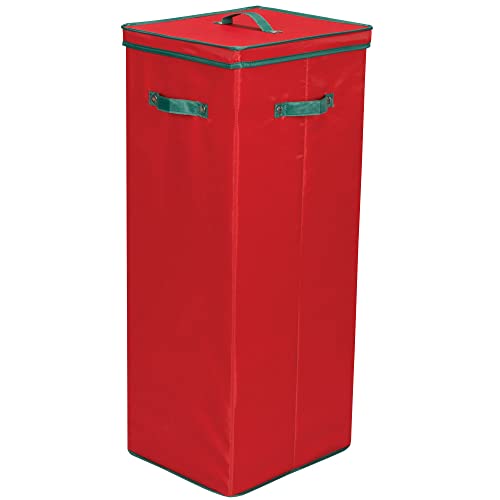 Medium Red Christmas Tree Ornament Storage Box A402608