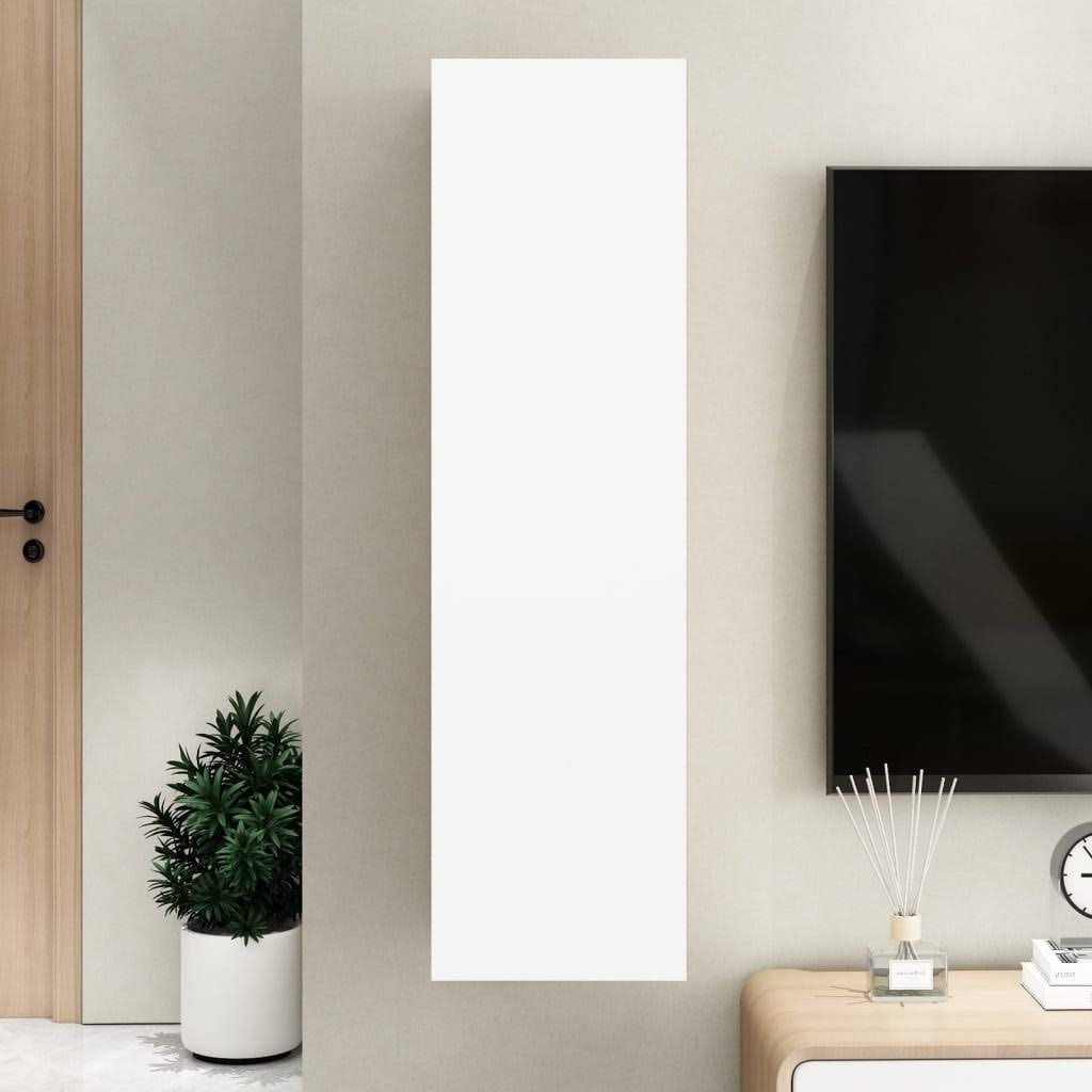 White and Sonoma Oak Chipboard TV Cabinet N62802