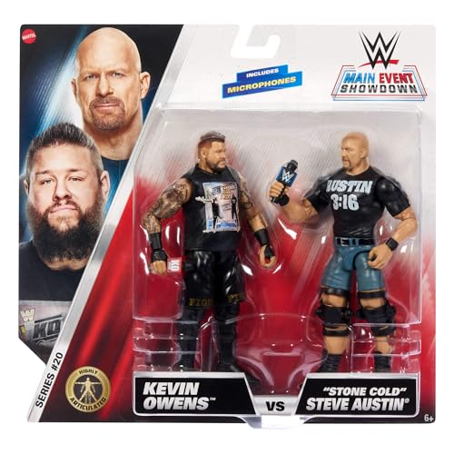 WWE Main Event Championship Showdown 2-Pack Action Figures & Accessory P45539