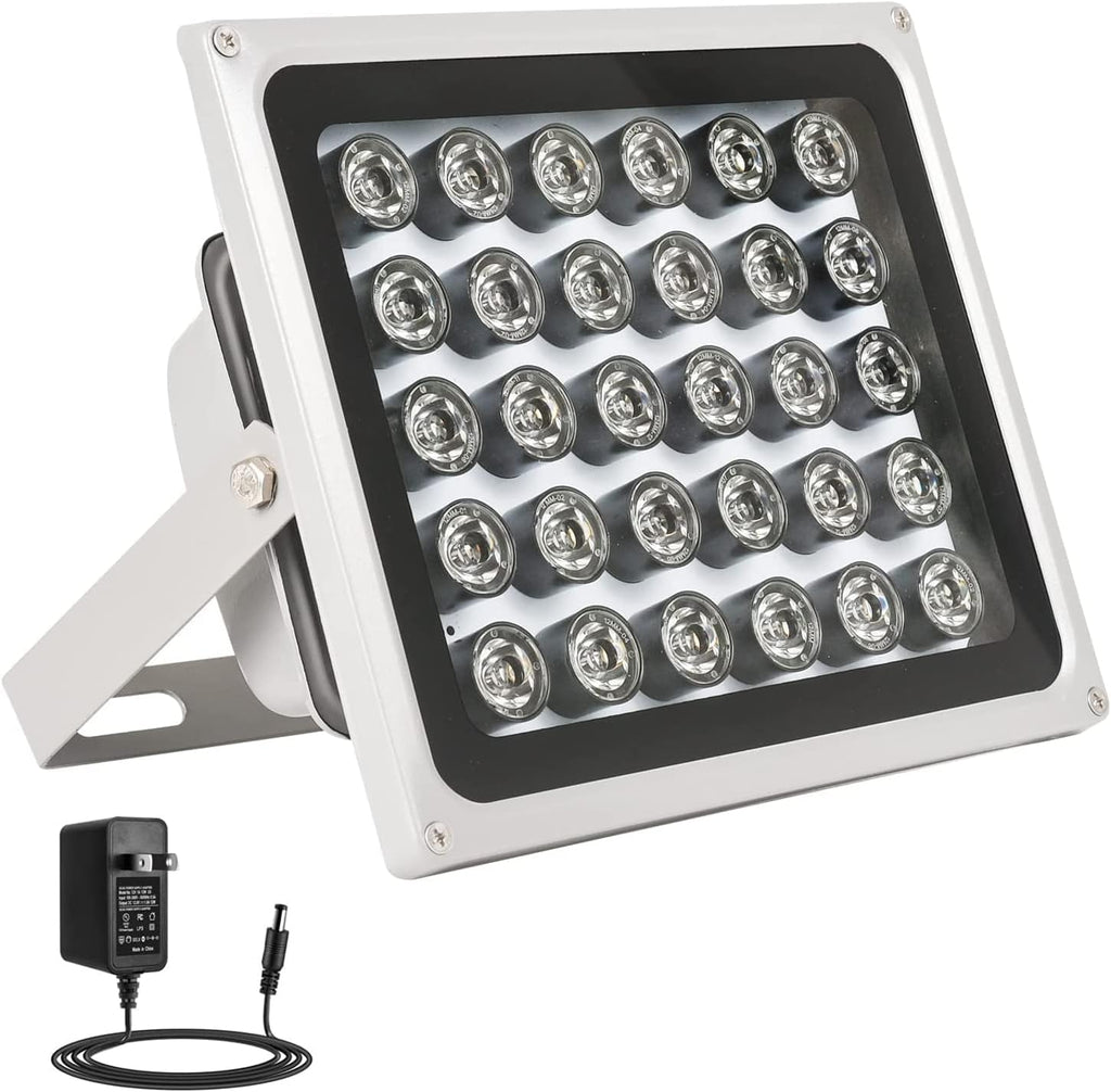 IR Illuminator 850nm 30-LEDs Waterproof Metal Housing L53893