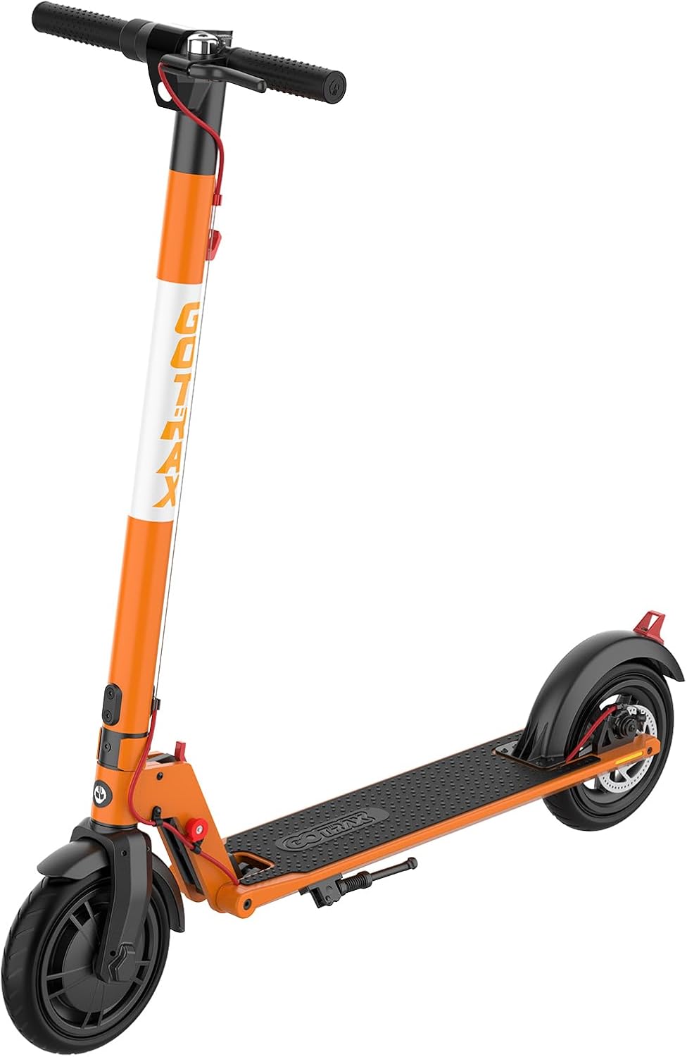 Orange Electric Scooter with 8.5" Solid Tire, 250W Motor, Aluminum Alloy Frame D7656