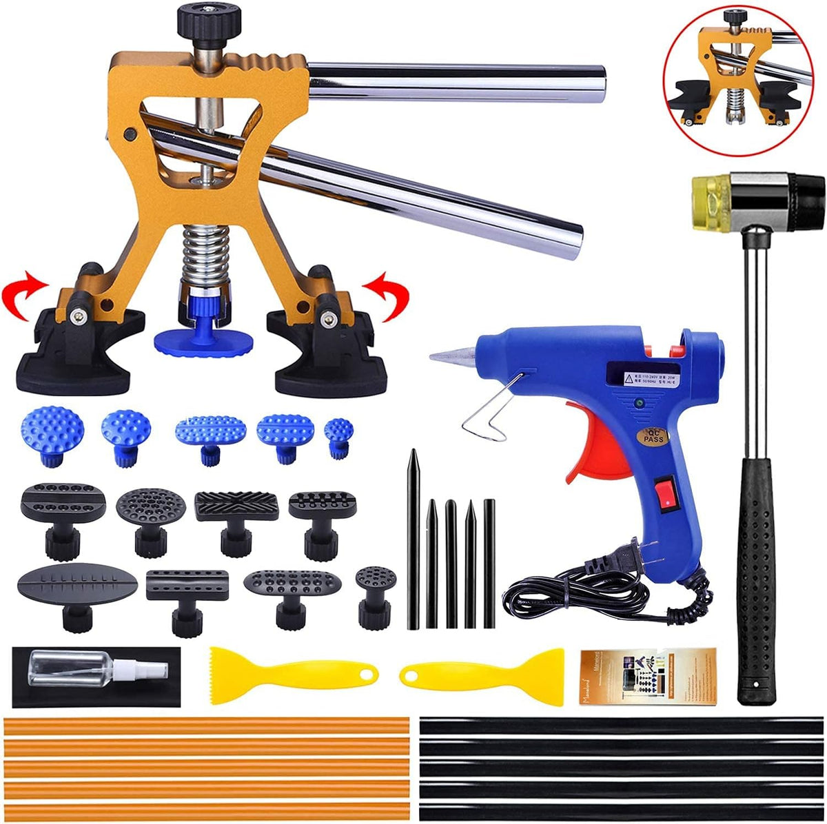 Auto Body Dent Repair Kit with Dent Puller R304