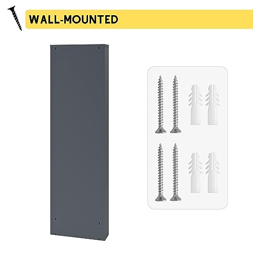 5 Tier Metal Shoe Cabinet with Cover, Anthracite S8957