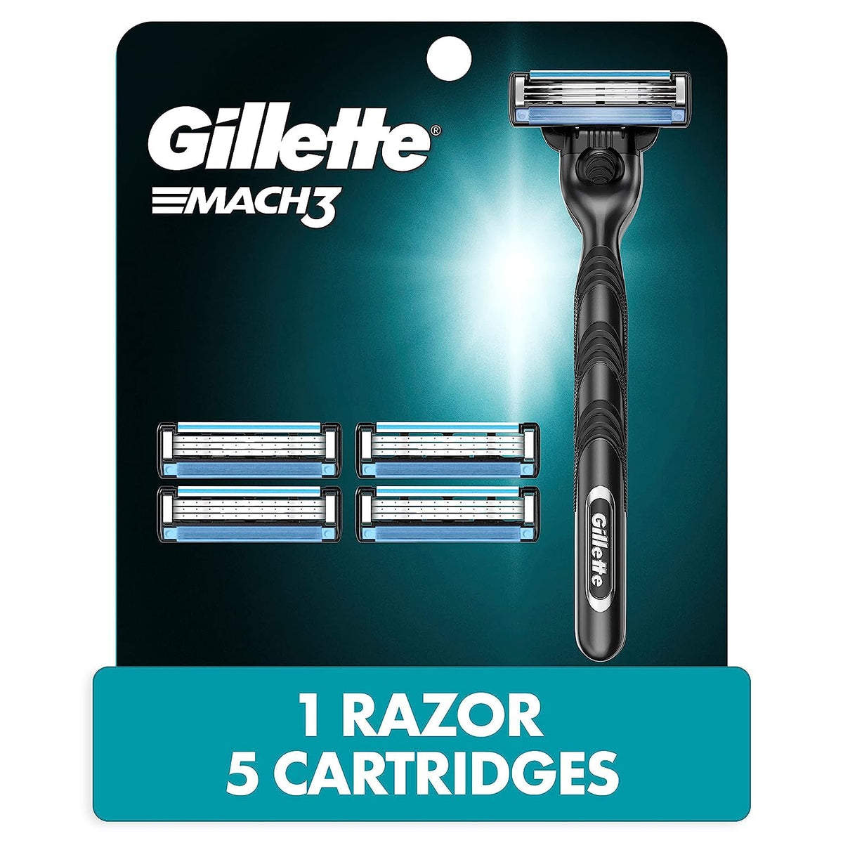 Mach3 Razor Handle + 5 Blade Refills G8572