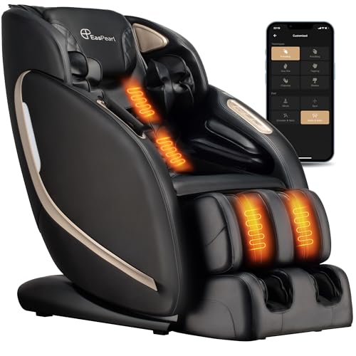 4D Zero Gravity SL Track Shiatsu Massage Chair with Heat U123