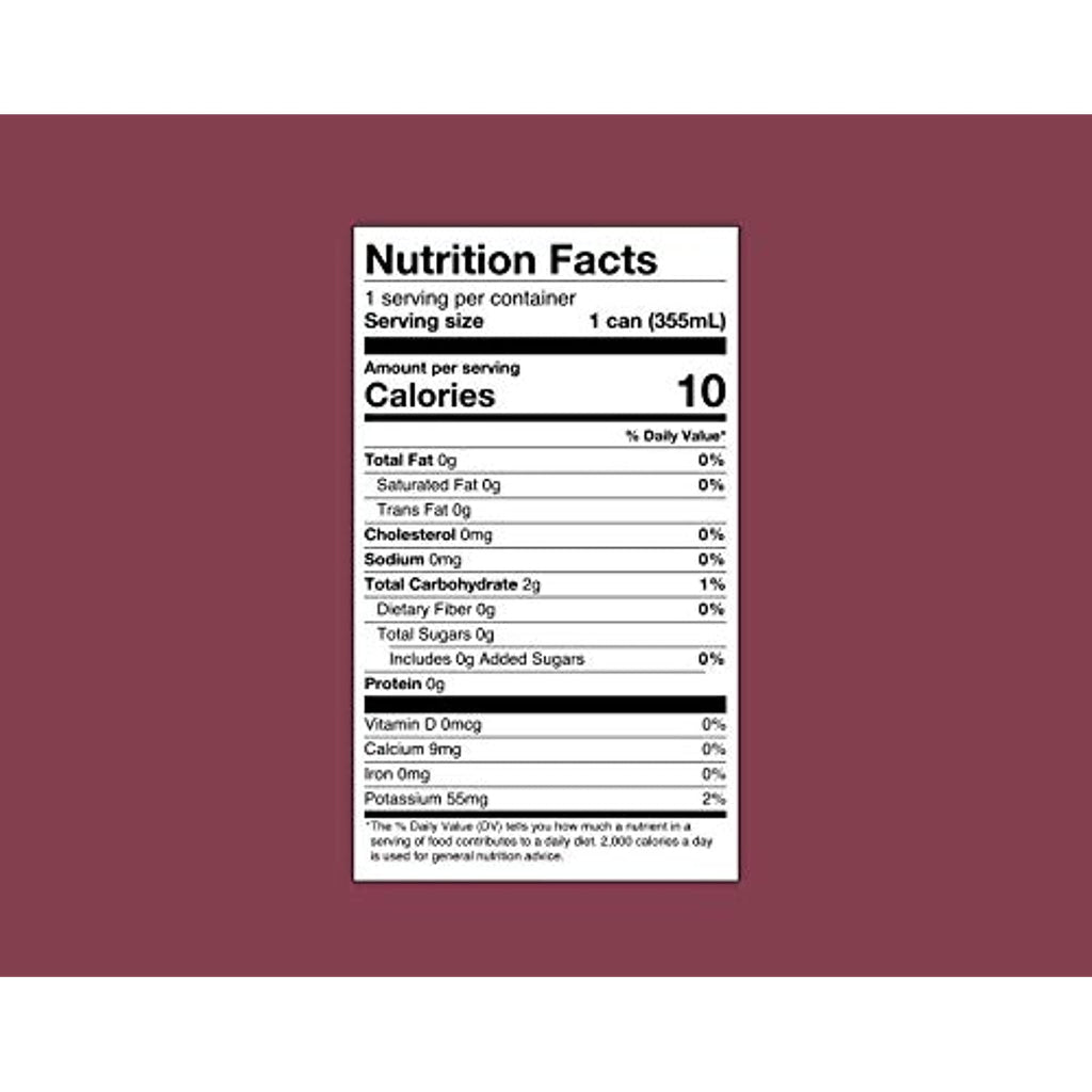 Elderberry Maqui Sparkling Botanicals Sparkling Water - Organic, Unsweetened, Caffeine Free - 12 Oz (Pack Of 12) H733784