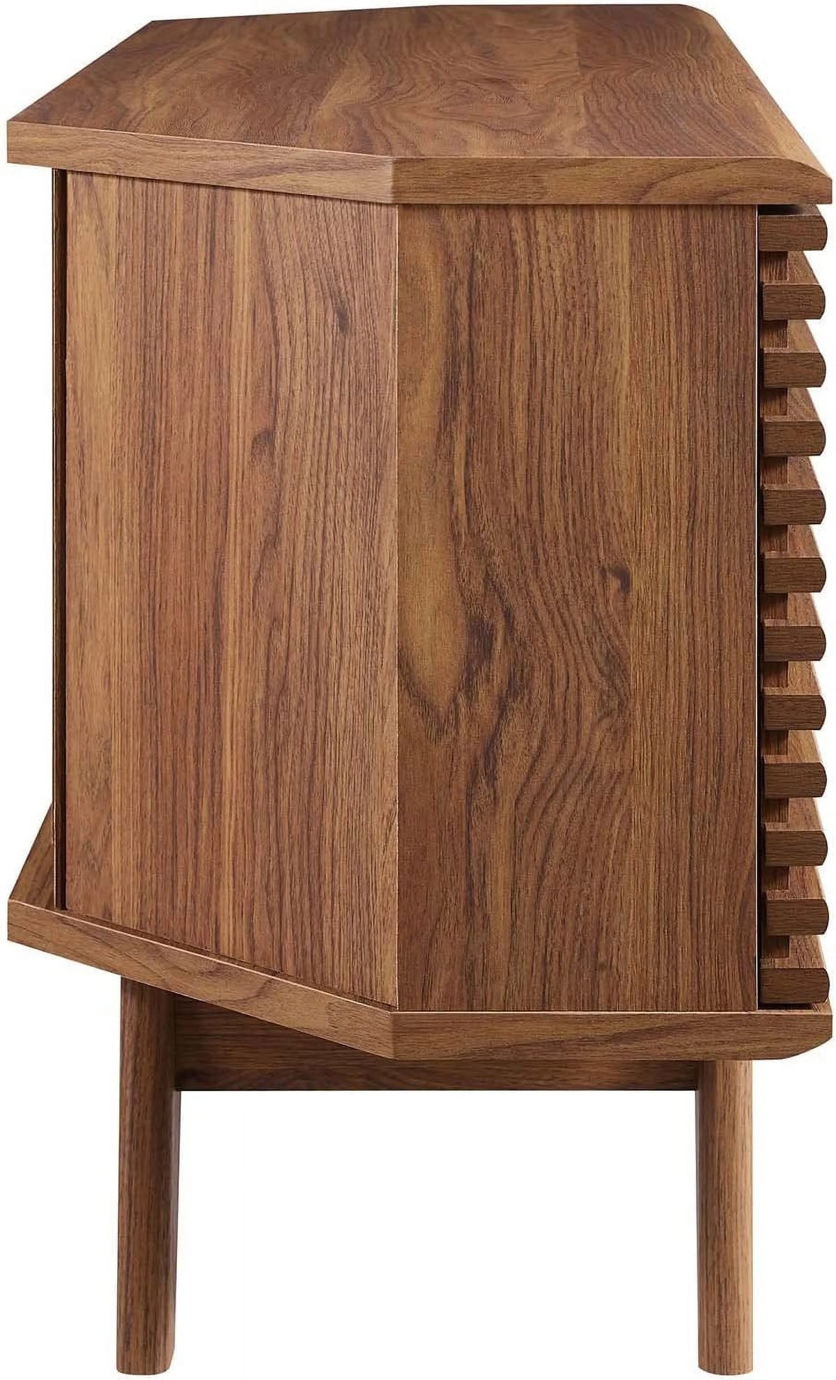 Mid-Century Modern Corner TV Stand V898