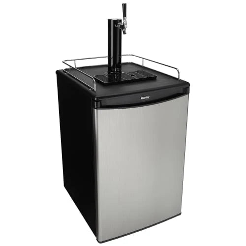 5.4 cft Single Tap Keg Cooler in Stainless P24098