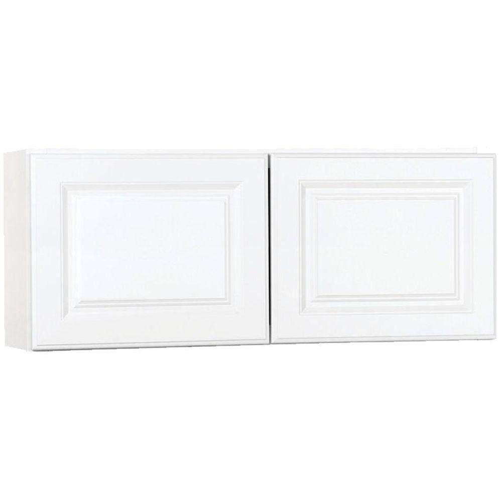Satin White Wall Bridge Kitchen Cabinet U792