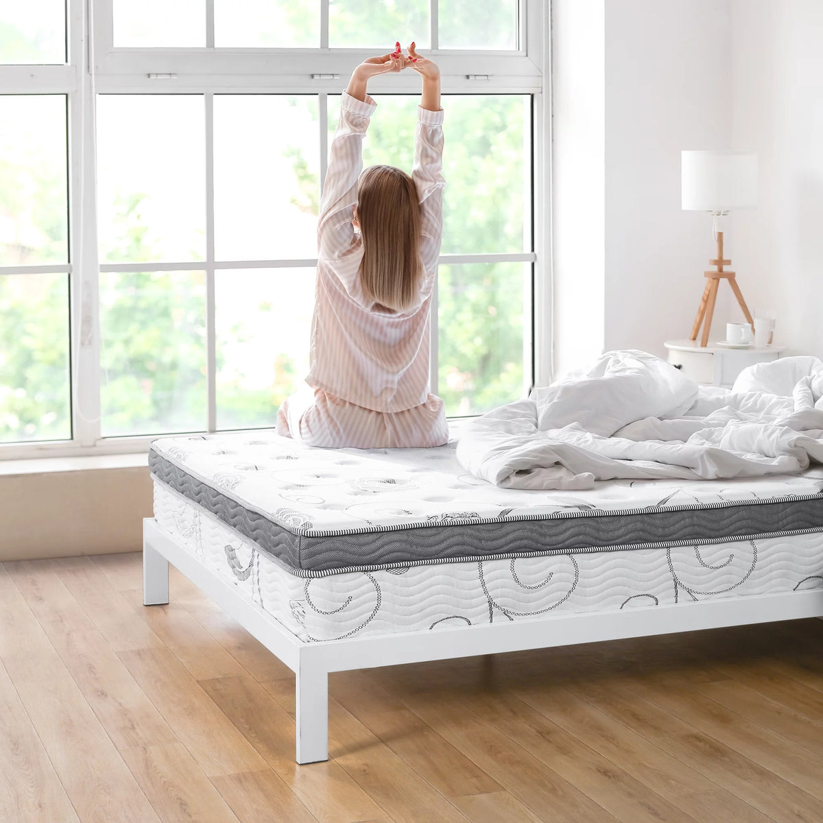 13'' Gel Hybrid Memory Foam Mattress E185802
