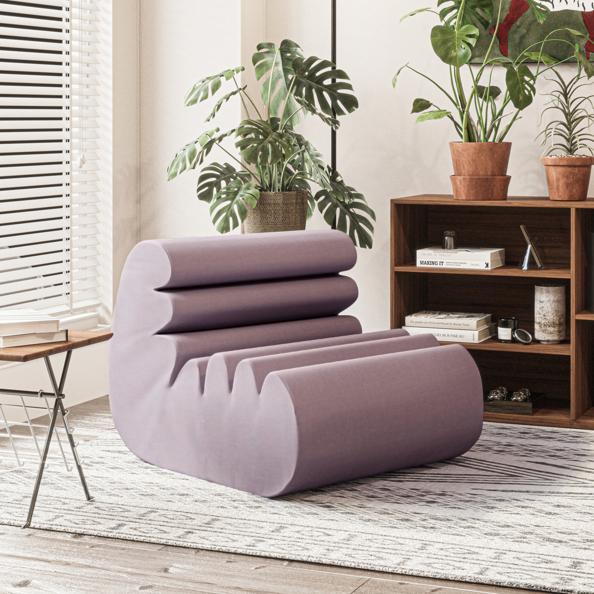 Bean Bag Chair with High-Density Foam Filling F152298