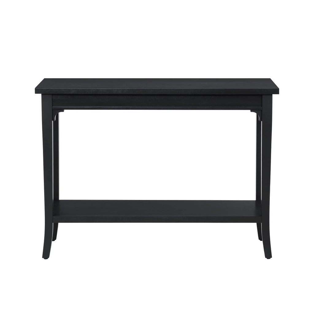 Console Table with Lower Shelf and Solid Wood Frame J410671