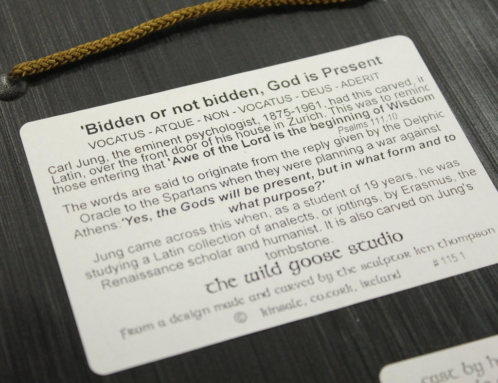 Irish Plaque Resin Casting Bronze Coated 8 1/4 Inches Tall by 6 3/4 Inches Wide Pack of 2 L8265