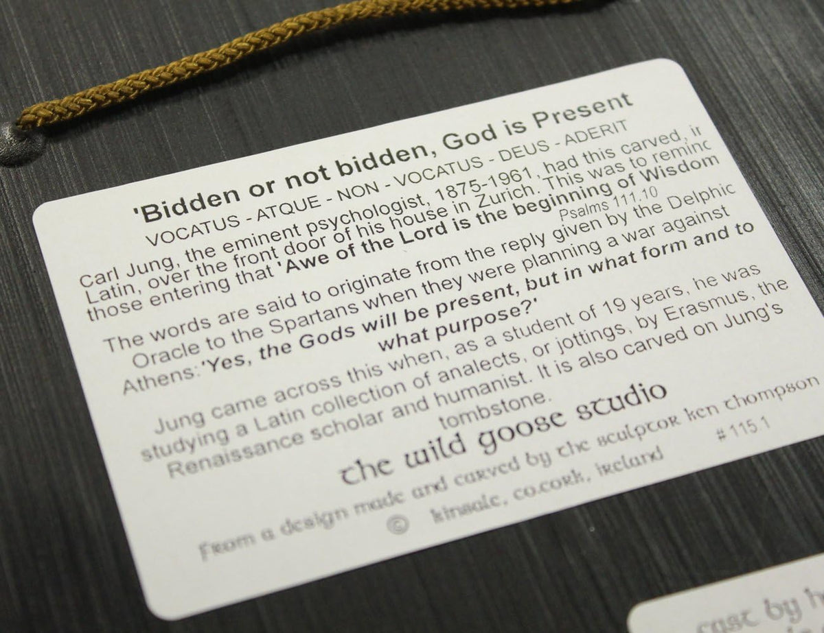 Irish Plaque Resin Casting Bronze Coated 8 1/4 Inches Tall by 6 3/4 Inches Wide Pack of 2 L8265