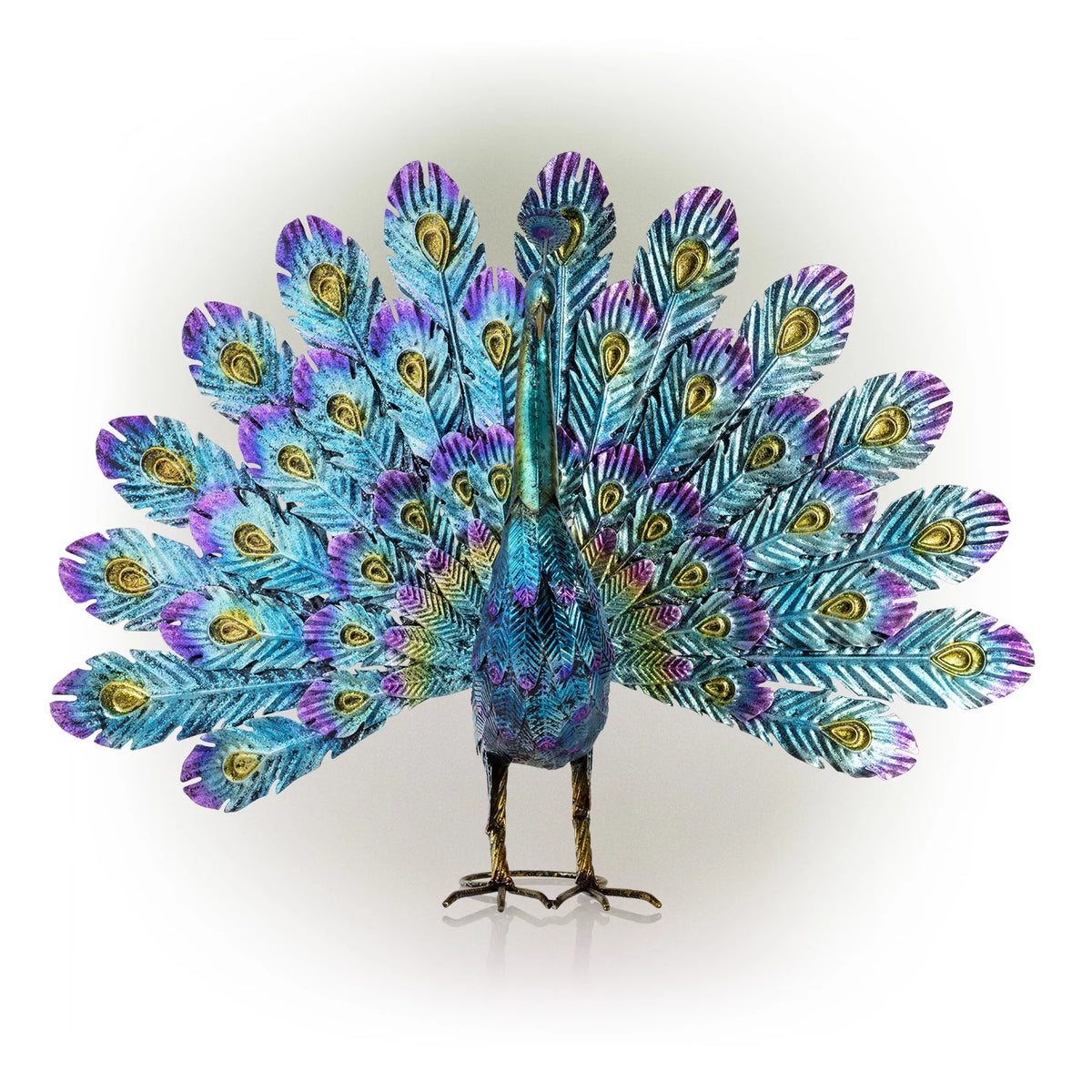 22" Peacock Garden Statue C251