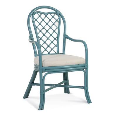 White Performance Fabric Arm Chair (Set of 2) B6873