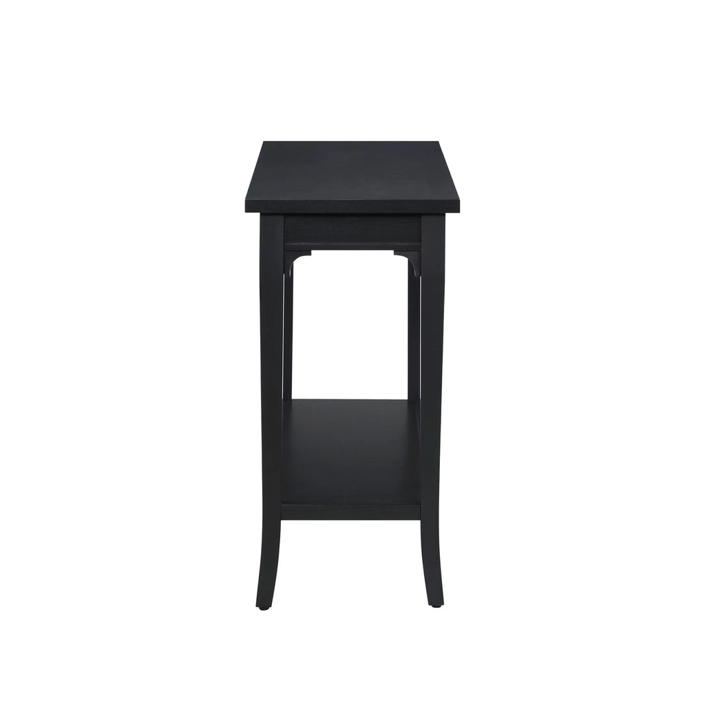Console Table with Lower Shelf and Solid Wood Frame J410671