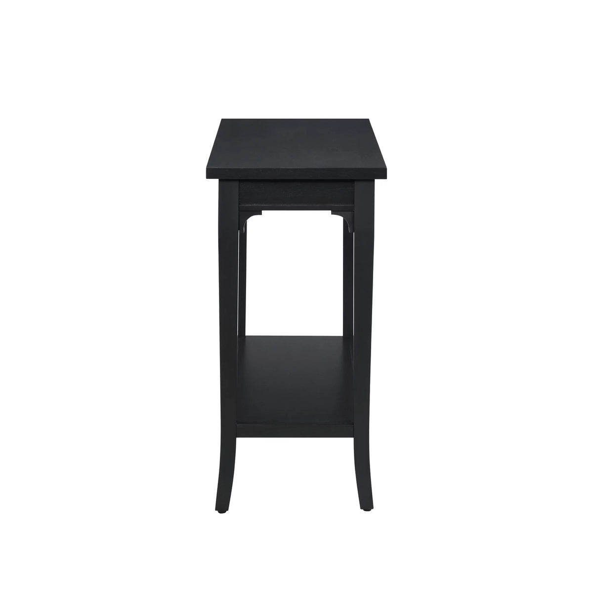 Console Table with Lower Shelf and Solid Wood Frame J410671