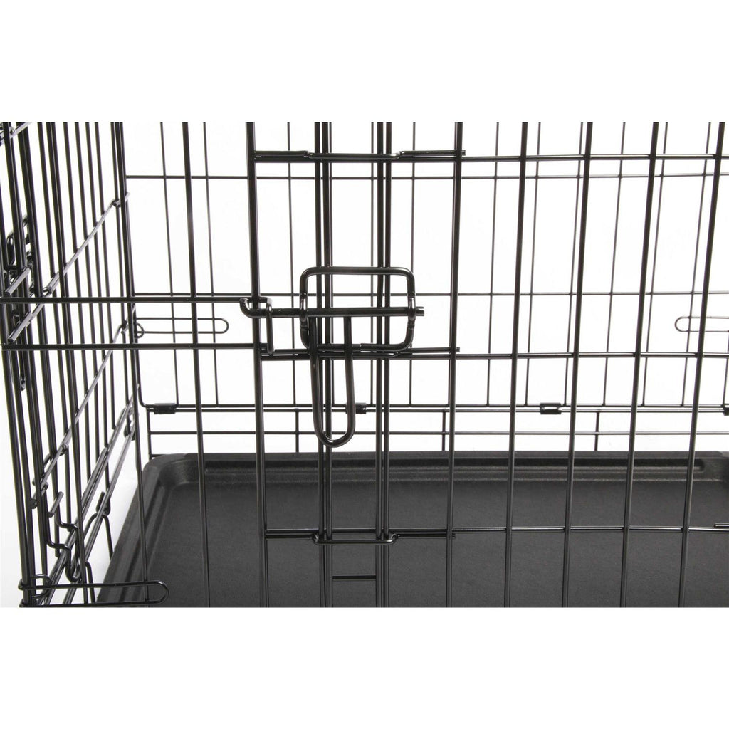 2-Door Folding Dog Crate L354319