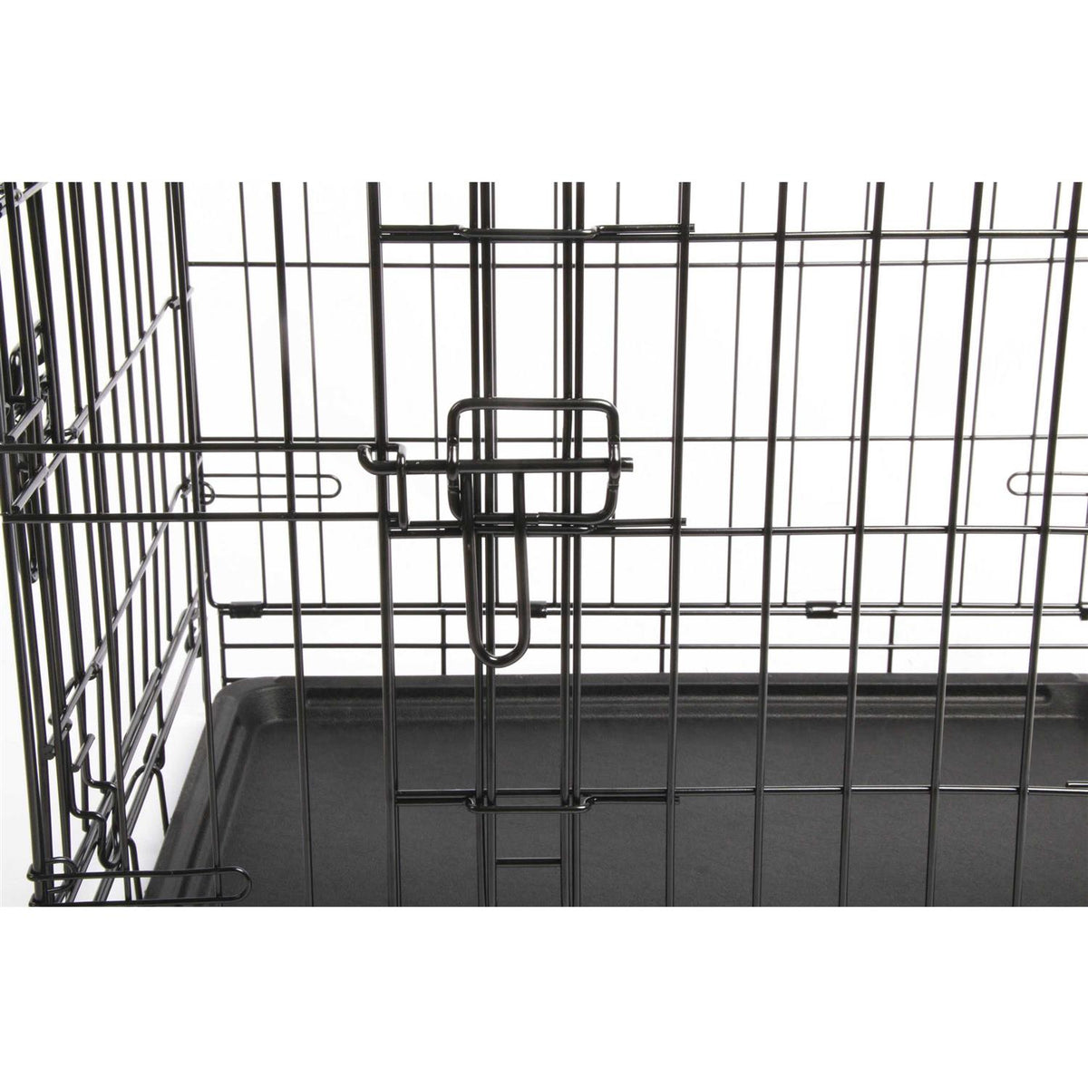 2-Door Folding Dog Crate L354319