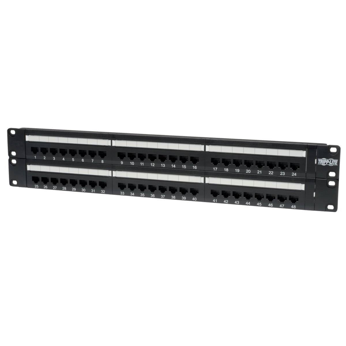 24-Port Cat6a Cat6 Cat5e Patch Panel Q23648
