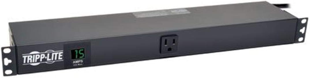 Metered PDU, 15A, 13 Outlets, 120V, 15 ft. Cord, 1U Rack-Mount Power R215161
