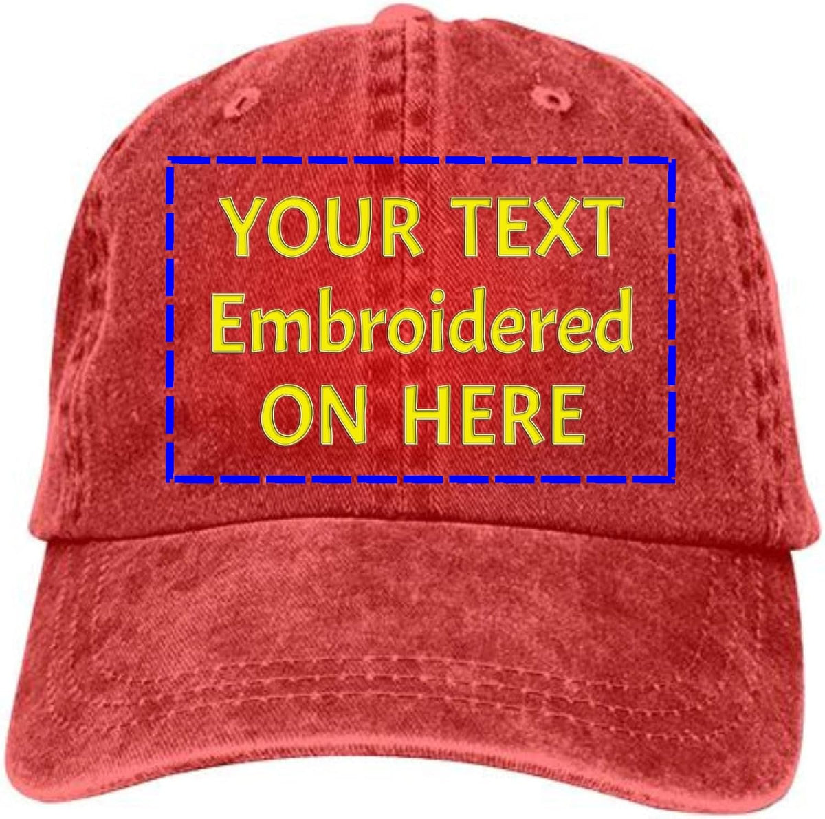 Embroidered Dad Hat with Strap Closure U830