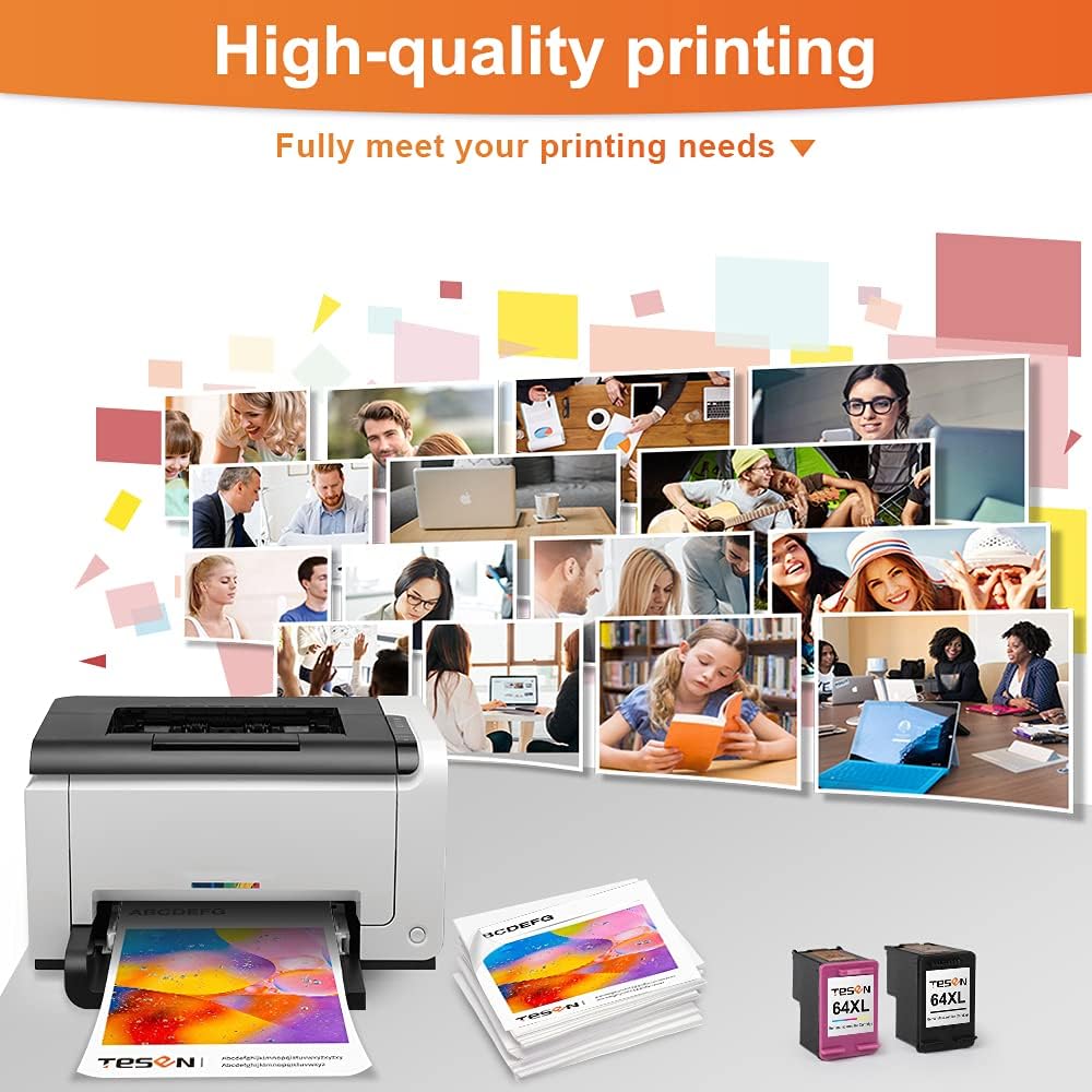 Remanufactured 64XL Ink Cartridge 2 Pack (1 Black + 1 Color) S5463