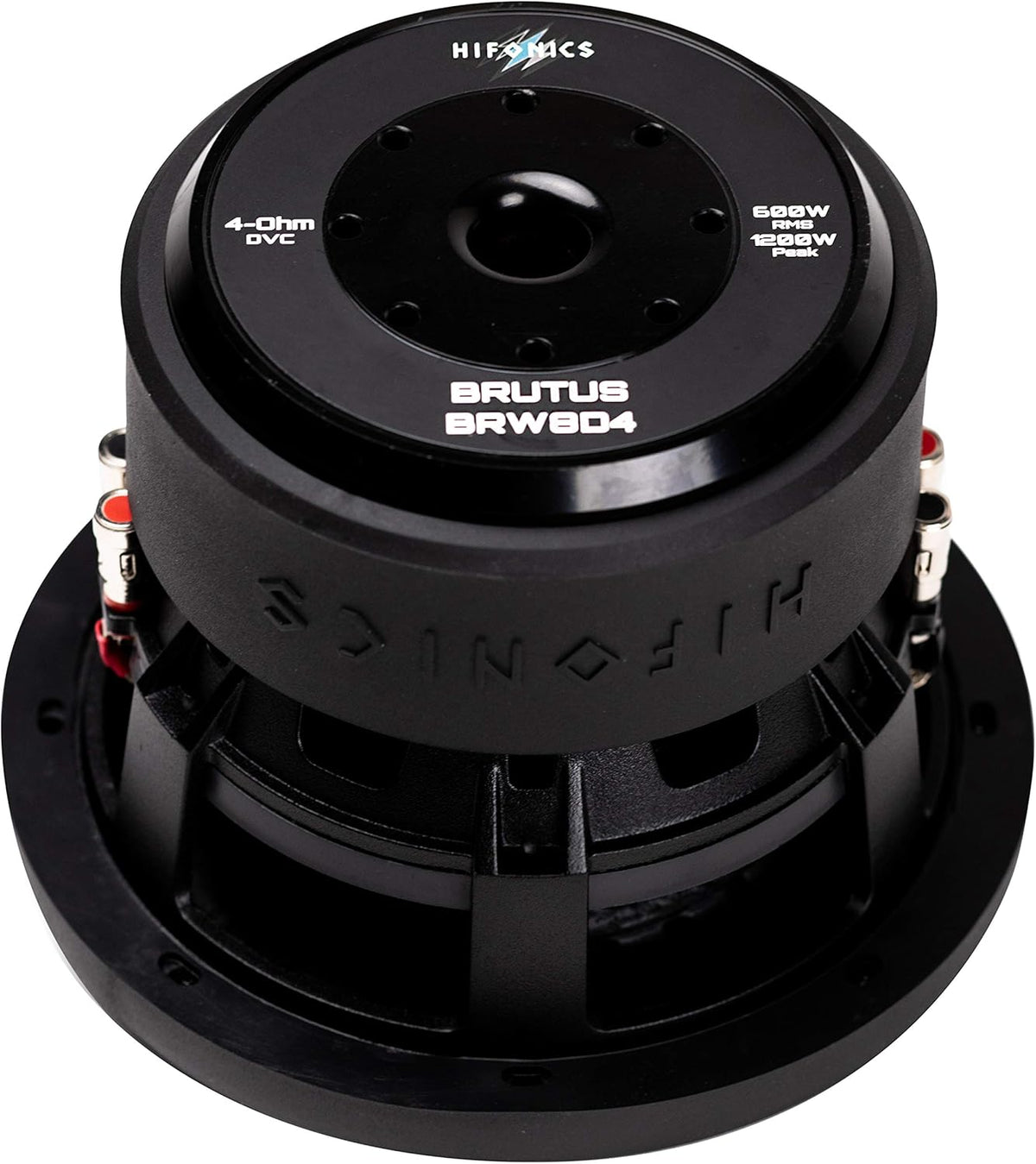 2 x 8 Inch Dual 4 Ohm Car Audio Subwoofer with Aluminum Die-Cast Basket Q1008