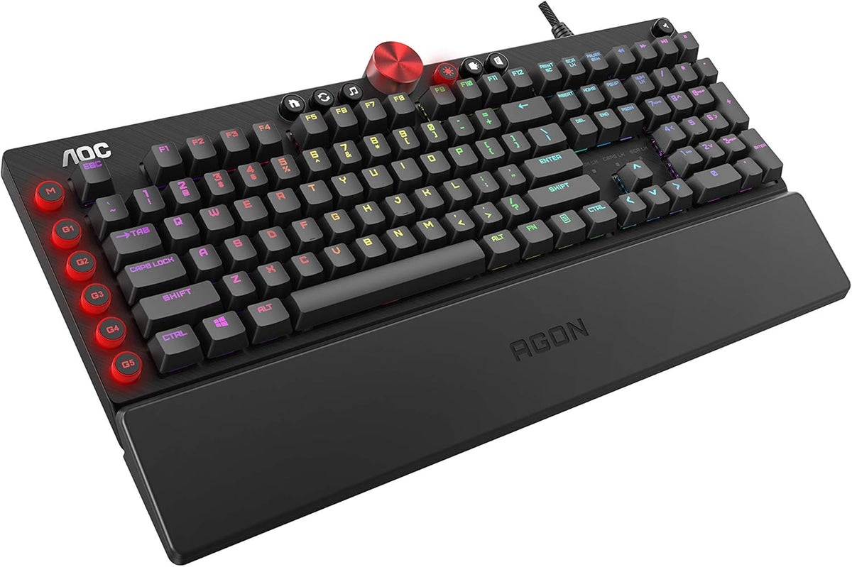 RGB Gaming Mouse with OMRON Switches, 16000 DPI, Adjustable Weight V241055