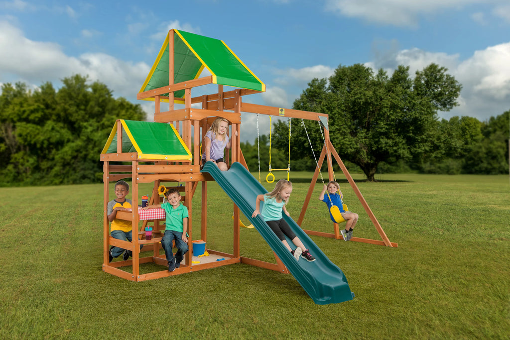 Wooden Swing Playset I245392