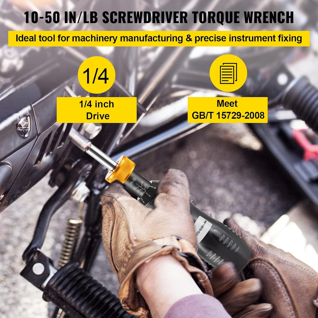 Torque Limiting Screwdriver 10-50 in-lbs Pack of 2 H651