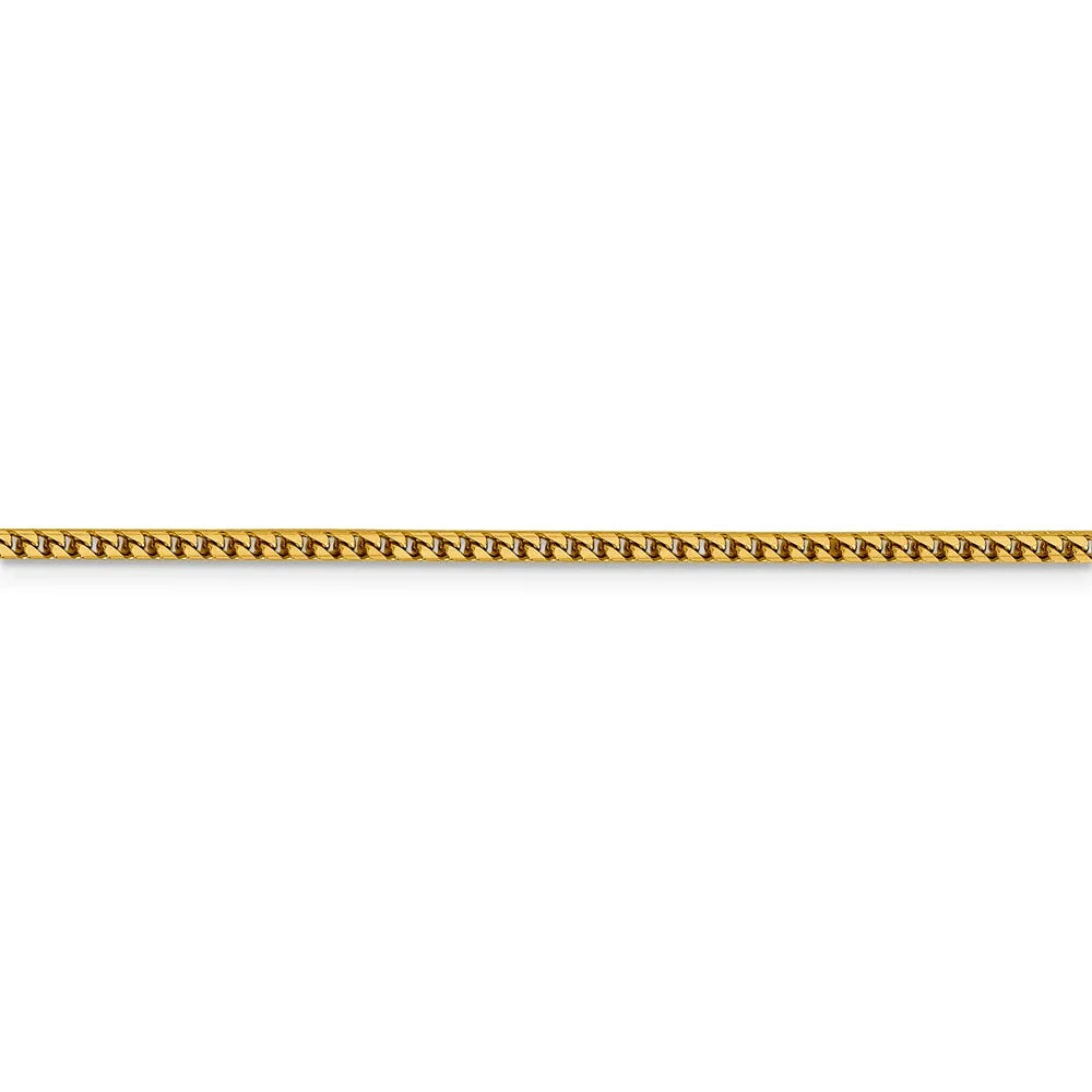 14kt Yellow Gold 2mm Franco Chain 20 inch Lobster Clasp O355464