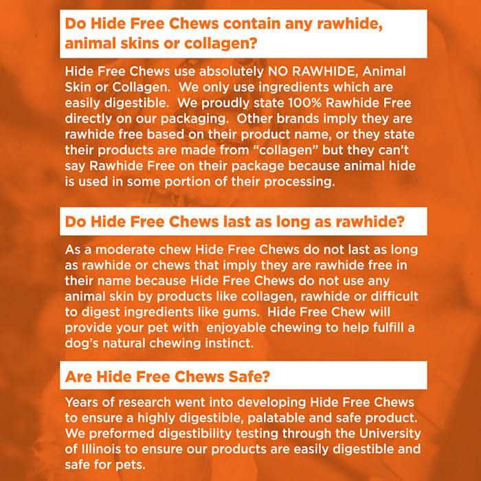 Hide Free Chicken Recipe Dog Chew Q33650