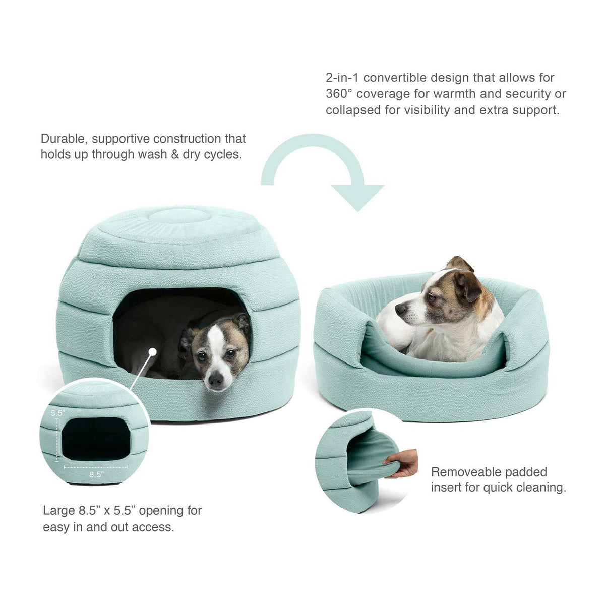 2-in-1 Honeycomb Pet Hut S6276
