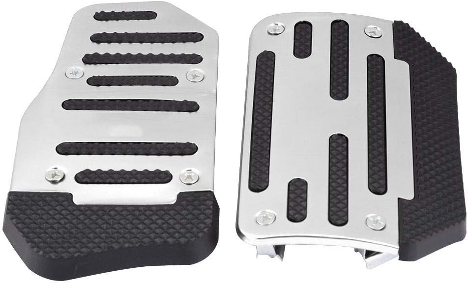 Pack of 2 Alloy Nonslip Automatic Brake Pedal Cover L58382