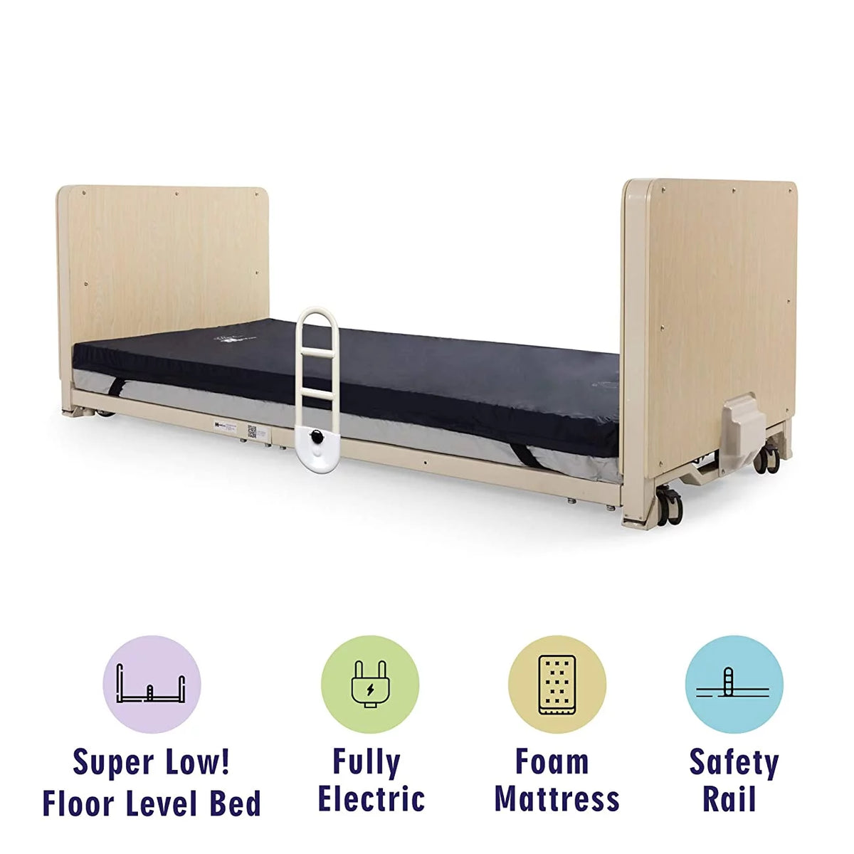 Full Electric Hospital Bed with Pivot Rails A509031