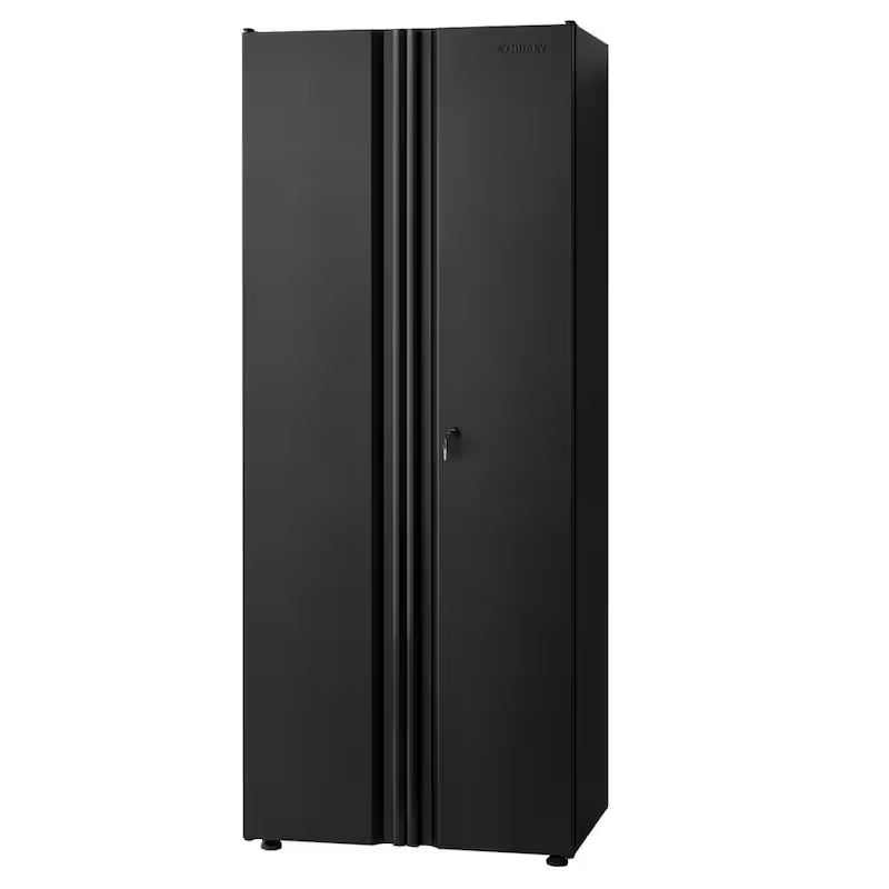 7-Piece Welded Steel Garage Storage System in Black X9064