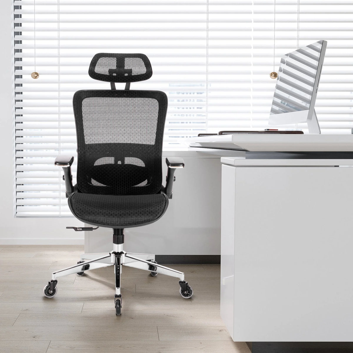 Adjustable High-Back Mesh Office Chair E173027